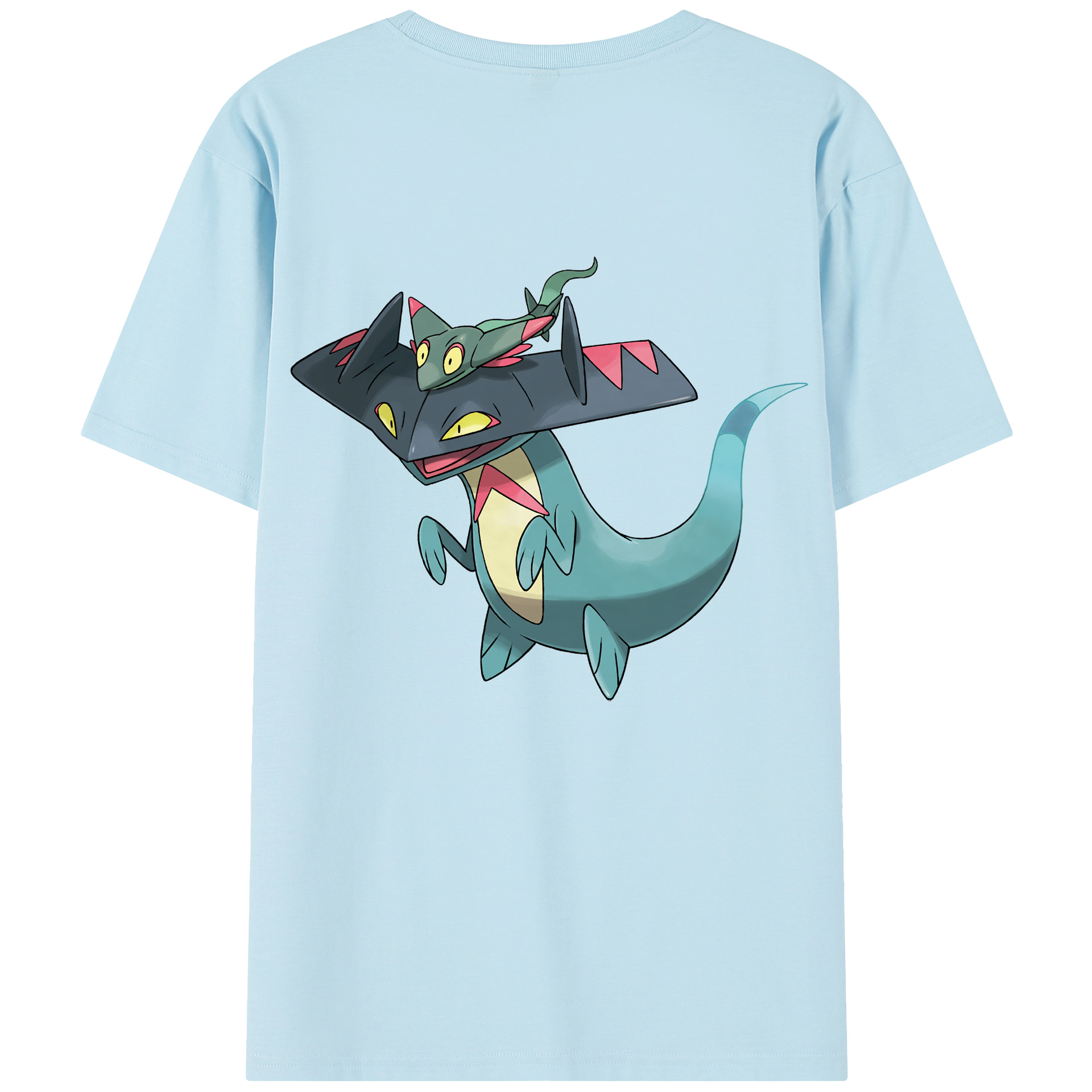 （画像用） ポケットモンスター Pokémon 綿100％半袖Tシャツ（背面プリント）